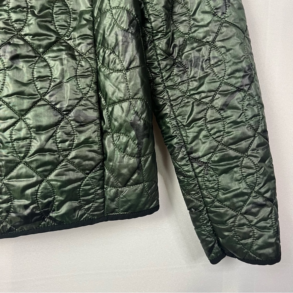 Anthropologie DREW Green Camp Camo Quilted Jacket L - Picture 4 of 4